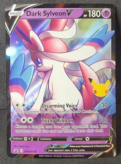 Pokemon: Dark Sylveon V SWSH134 Celebrations Black Star Promo Card NM/M - Image 1