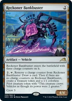 Magic The Gathering MTG RECKONER BANKBUSTER Kamigawa: Neon Dynasty Promos NM - Image 1
