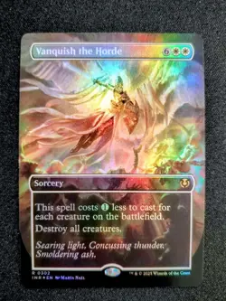 MTG Vanquish the Horde Borderless Foil 0302 Innistrad Remastered NM - Image 1