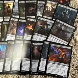 Magic the Gathering 50 Black Rare Card Lot - Image 5