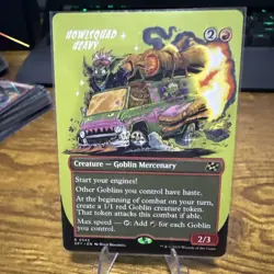 MTG - Howlsquad Heavy - BORDERLESS - Creature Goblin Mercenary - DFT #342 - Rare - Image 1