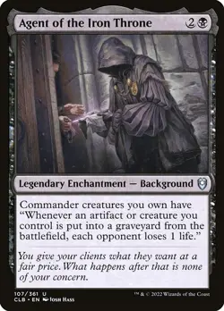 [MTG] Agent of the Iron Throne (107) (CLB) LP-HP - Image 1
