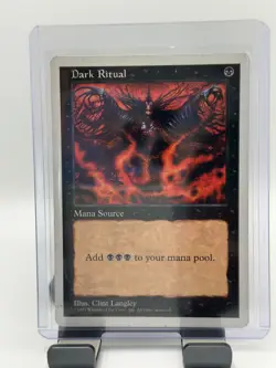MTG, Dark Ritual 5th Edition LP *detailed photos 1997 - Image 1