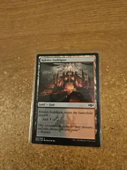 MAGIC THE GATHERING RAVNICA ALLEGIANCE RAKDOS GUILDGATE LIGHTLY PLAYED - Image 1