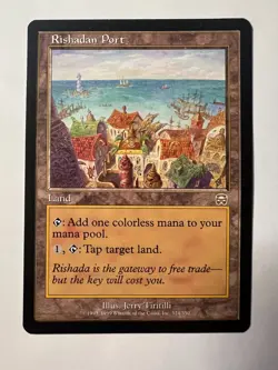 Rishadan Port - Mercadian Masques - LP (Rare, Regular) MTG Magic: the Gathering - Image 1