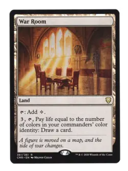 War Room Commander Legends Regular Commander Land WOTC Magic The Gathering - Image 1