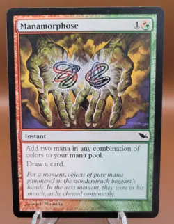 Manamorphose x1 MTG Shadowmoor Magic Light Play LP English - Image 1