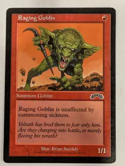 Raging Goblin - Exodus - Magic the Gathering MTG Nice! - Image 1