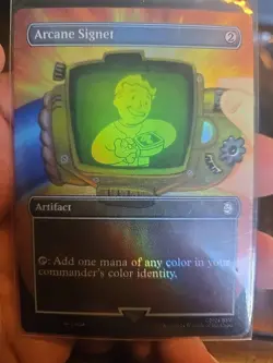 Arcane Signet (Borderless) Universes Beyond: Fallout Foil - Image 1