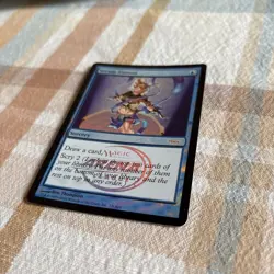 x1 Serum Visions - Promo DCI Arena League - MTG Magic the Gathering - NM FOIL - Image 2