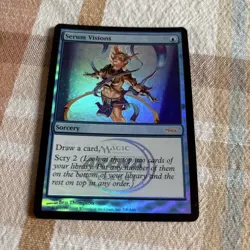 x1 Serum Visions - Promo DCI Arena League - MTG Magic the Gathering - NM FOIL - Image 3