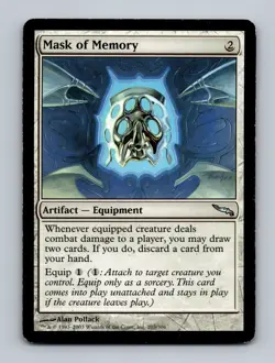 Mask of Memory Mirrodin Non-Foil MTG MP - Image 1