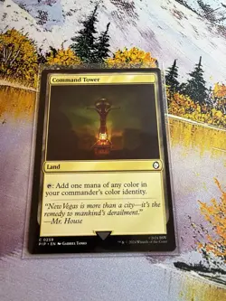 Magic The Gathering MTG COMMAND TOWER Fallout NM Near Mint - Image 1