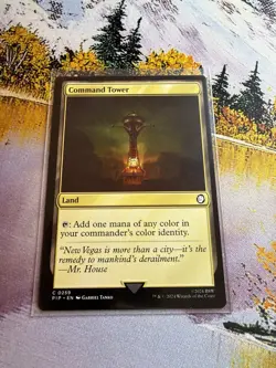 Magic The Gathering MTG COMMAND TOWER Fallout NM Near Mint - Image 3