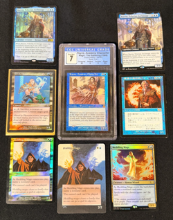 8 Magic the Gathering MTG Wizards Lot Rayne Barrin Ertai Foil CGC Raw - Image 1