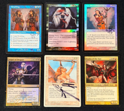 6 Magic the Gathering MTG Signed Autograph Lot Richard Garfield Artist Sketch - Image 1