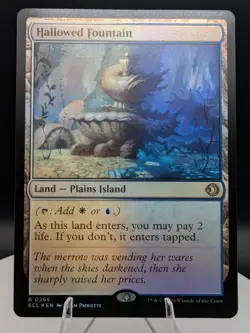 Hallowed Fountain Rare FOIL 0265 Lorwyn Eclipsed MTG (NM) - Image 1