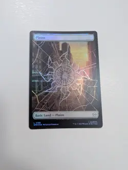 MTG - Plains 0189 (Foil) - Marvel's Spider-Man NM/M Condition - Image 1