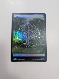 MTG - Forest 0193 (Foil) - Marvel's Spider-Man NM/M Condition - Image 1