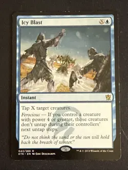 1x Icy Blast (42) Khans of Tarkir MP MTG Magic the Gathering x1 MKE - Image 1