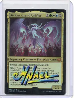 Atraxa, Grand Unifier Foil Signed Sketched Artist Proof MTG RARE - Image 1