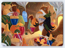 Stocking the Pantry Art Series - Bloomburrow MTG - Image 1