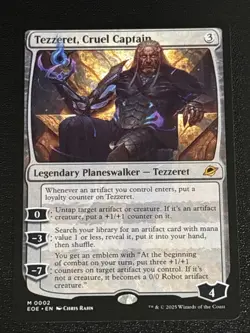 MTG Edge of Eternities Tezzeret, Cruel Captain 0002 NM Mythic - Image 1