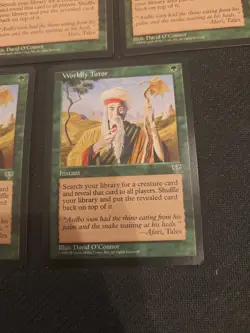 MTG Magic the Gathering 5x Worldly Tutor (Playset) - Mirage WoTC LP - Image 2