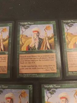 MTG Magic the Gathering 5x Worldly Tutor (Playset) - Mirage WoTC LP - Image 5
