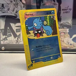 Pokemon TCG Horsea 84/147 Aquapolis Reverse Holo Rare #84 E-Reader Series LP - Image 4