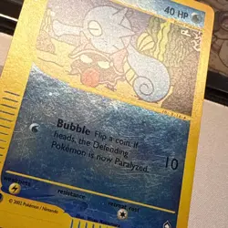 Pokemon TCG Horsea 84/147 Aquapolis Reverse Holo Rare #84 E-Reader Series LP - Image 5