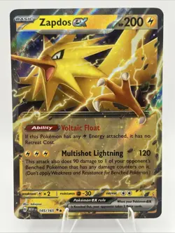 Pokemon TCG - Zapdos ex - 145/165 - Scarlet And Violet 151 - Double Rare - Image 1