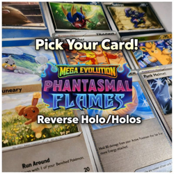 Pokemon ME02 Phantasmal Flames Choose Your Card! (Reverse Holo & Holo) - Image 1