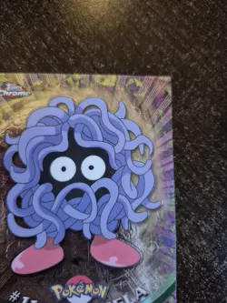 2000 Topps Chrome Pokemon Series 2 #114 Tangela Card - Image 3