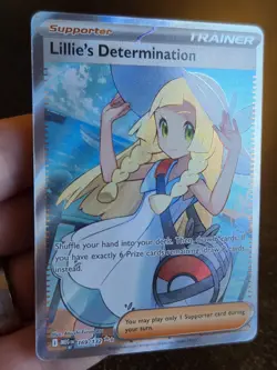 Lillie's Determination 169/132 ME01: Mega Evolution - Pokemon Card - Full Art - Image 1