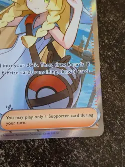 Lillie's Determination 169/132 ME01: Mega Evolution - Pokemon Card - Full Art - Image 4