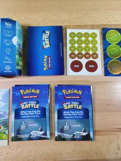 Pokemon My First Battle 2 Mini Starter Pikachu & Bulbasaur Complete Deck No Coin - Image 4