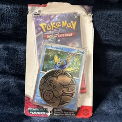 Pokemon Temporal Forces Blister Pack -Carvanha Promo & Coin- New Sealed - Image 1