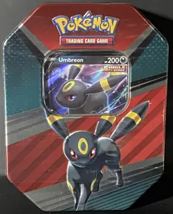 Pokemon Sword & Shield Spring V Heroes Umbreon V Tin Factory Sealed - Image 1