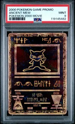 2000 POKEMON GAME MOVIE POKEMON 2000 MOVIE ANCIENT MEW PSA 9 - Image 1