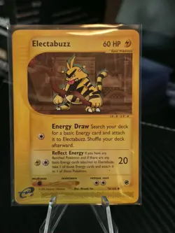 2002 Pokemon Expedition Base Set Electabuzz 76/165 Non-Holo NM Uncommon e-Reader - Image 3