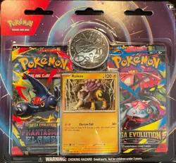 Pokemon TCG Raikou 2 Pack Blister Mega Evolution & Phantasmal Flames - Image 2