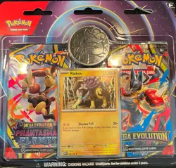 Pokemon TCG Raikou 2 Pack Blister Mega Evolution & Phantasmal Flames - Image 4