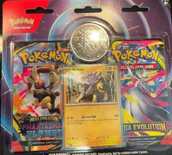 Pokemon TCG Raikou 2 Pack Blister Mega Evolution & Phantasmal Flames - Image 5