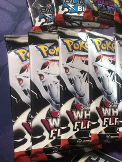 Pokemon 10 Pack Sealed Lot 2 BLACK BOLT 2 PHANTASMAL 6 WHITE FLARE 10 Sealed Lot - Image 4
