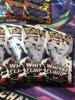Pokemon 10 Pack Sealed Lot 2 BLACK BOLT 2 PHANTASMAL 6 WHITE FLARE 10 Sealed Lot - Image 5