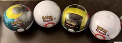 Pokemon TCG Poke Ball Tins D25 Lot of 4 2025 Sealed Premier Ultra - Image 1