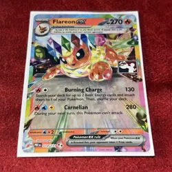 Play! Pokemon Stamp Prize Pack Flareon EX Pokemon TCG 014/131 Pack Fresh! - Image 1