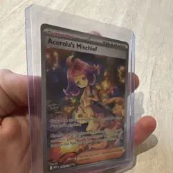 Pokemon Acerola's Mischief Me01 Special Illustration Rare Full Art Holo 183/132 - Image 4