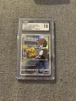 Pokemon CGC 10 GEM MINT Pikachu CHR 2023 153/150 CSM2aC S.Chinese - Image 1